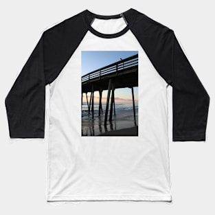 Virginia Beach Pier in the early morning hours Baseball T-Shirt